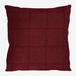 Almofada Grid Boucle Marsala 